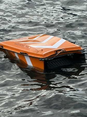 RanMarine WasteShark, an autonomous waste-collecting boat