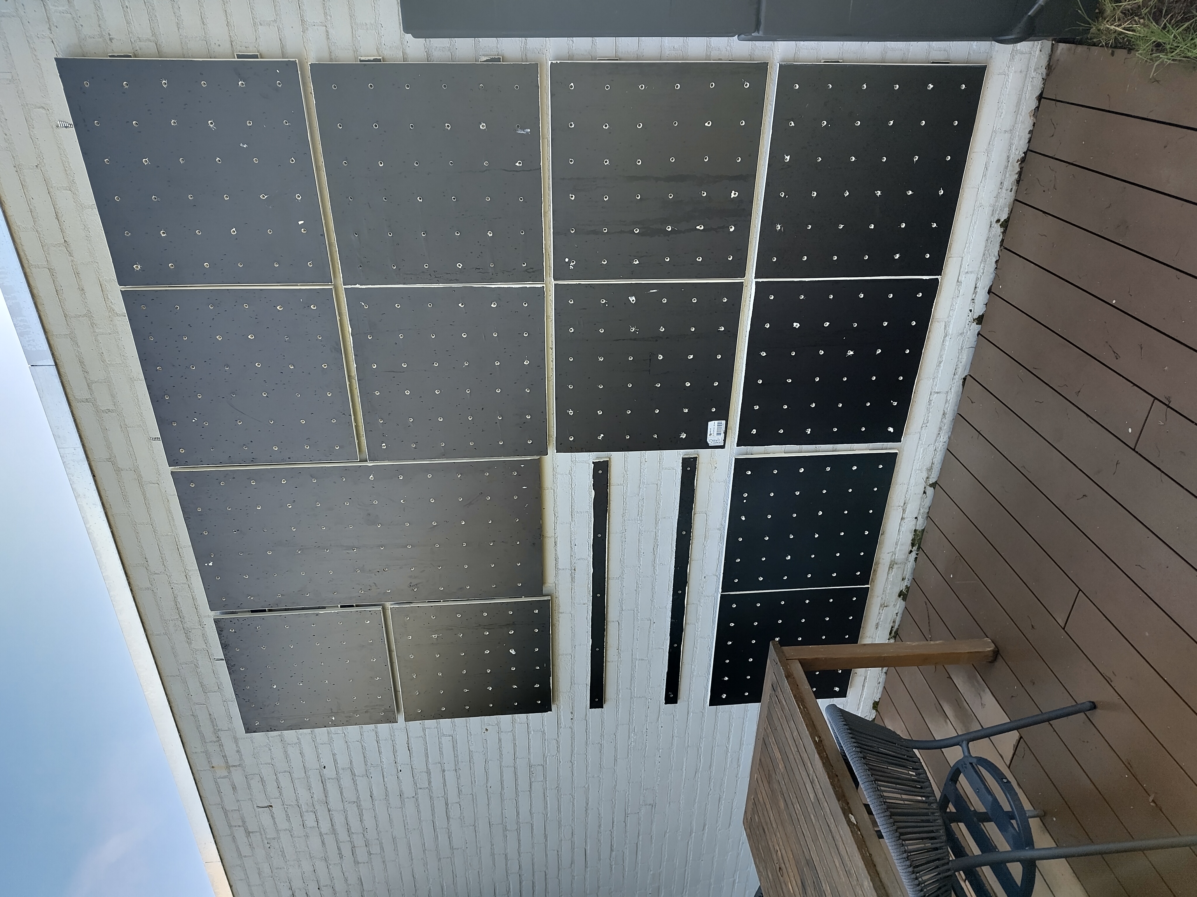 Panels hung